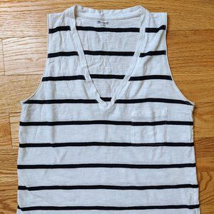 Madewell whisper cotton v neck tank